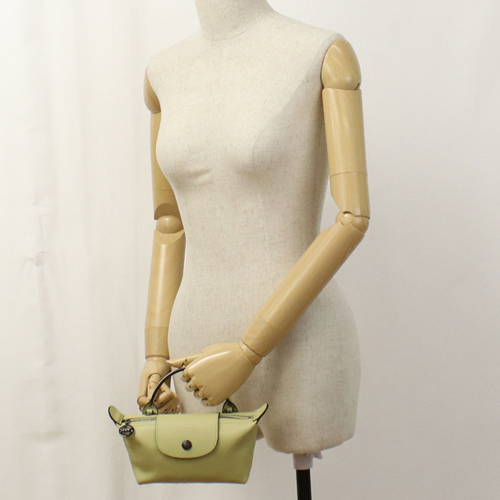Longchamp ロンシャン ショルダーバッグ ル プリアージュ エクストラ ポーチ 34205 987 244 レディース イエロー