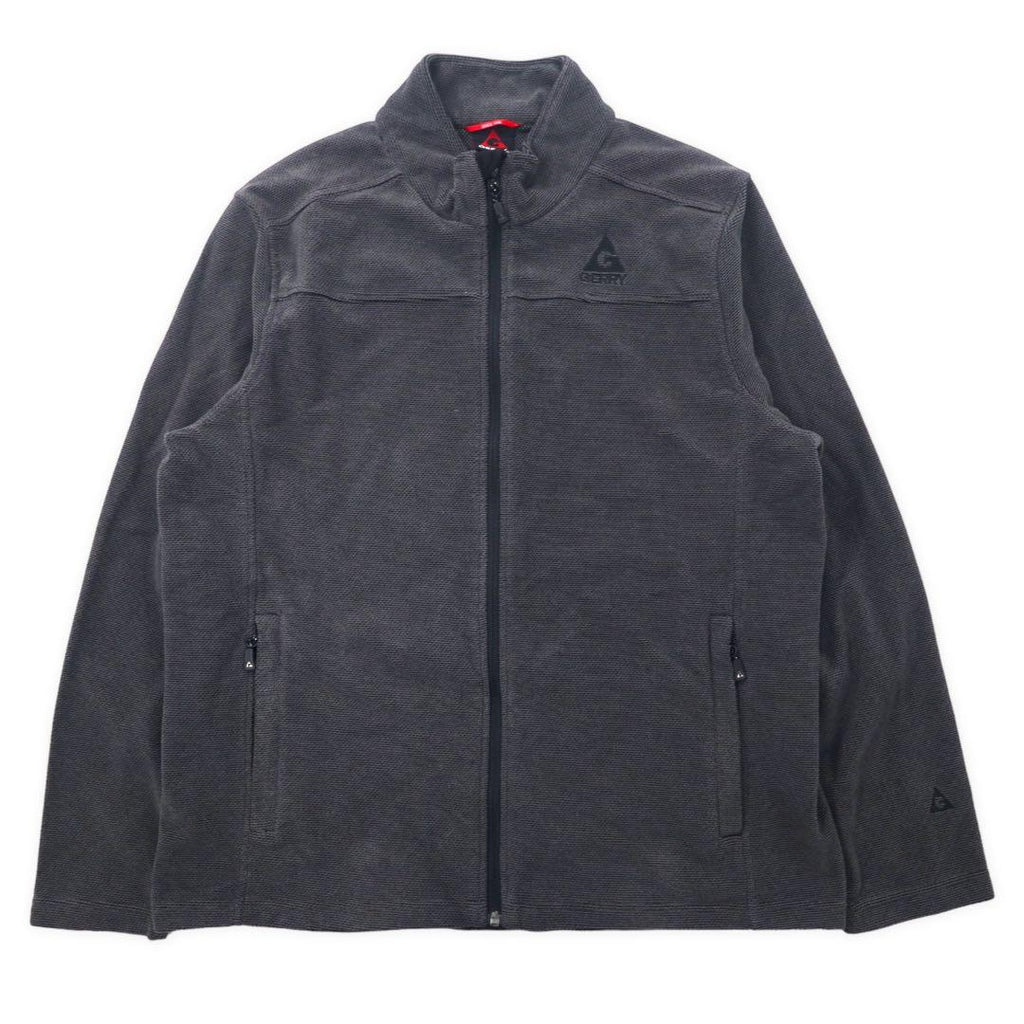 GERRY Giacca Full Zip in Pile Termico XL Grigio Poliestere con Logo Ricamato Giacca Outdoor in Pile Termico Full-Zip 1139586