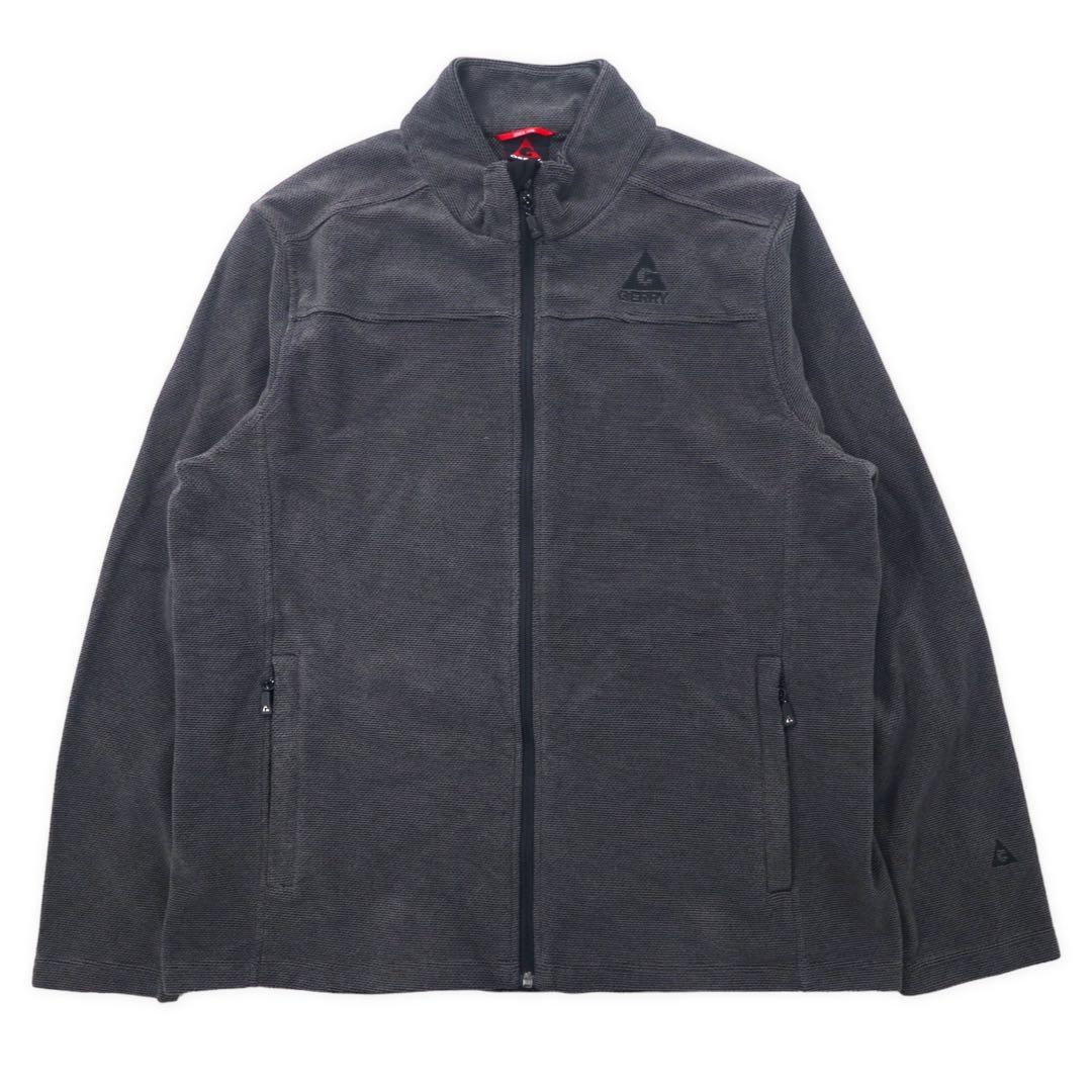 GERRY Giacca Full Zip in Pile Termico XL Grigio Poliestere con Logo Ricamato Giacca Outdoor in Pile Termico Full-Zip 1139586