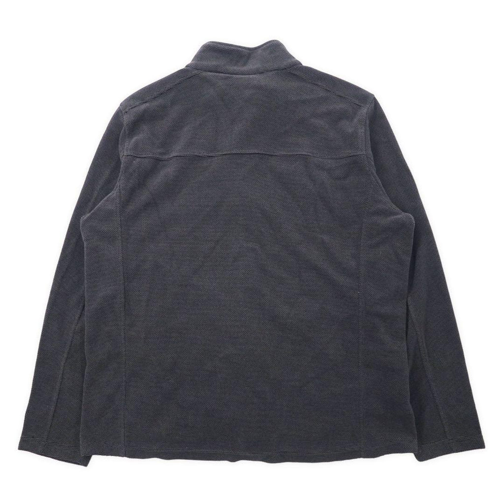 GERRY Giacca Full Zip in Pile Termico XL Grigio Poliestere con Logo Ricamato Giacca Outdoor in Pile Termico Full-Zip 1139586