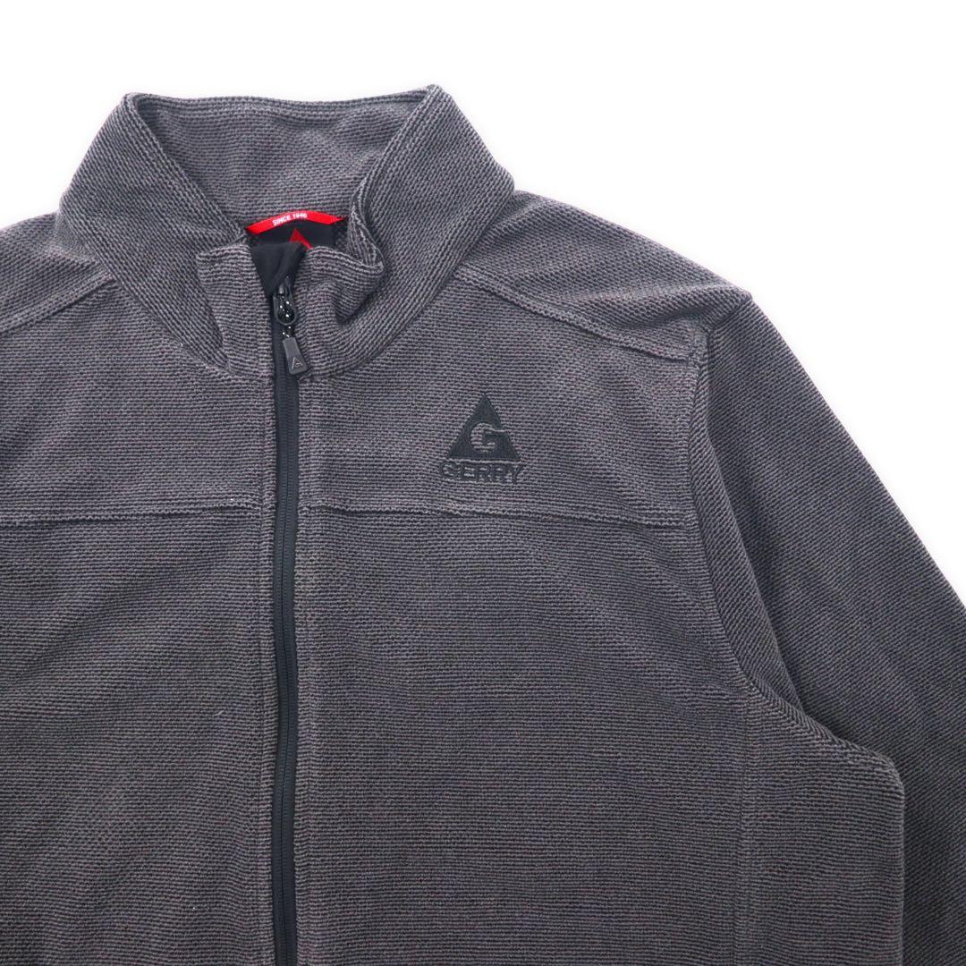GERRY Giacca Full Zip in Pile Termico XL Grigio Poliestere con Logo Ricamato Giacca Outdoor in Pile Termico Full-Zip 1139586