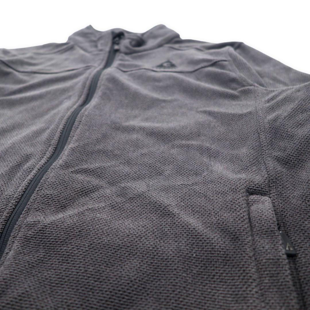 GERRY Giacca Full Zip in Pile Termico XL Grigio Poliestere con Logo Ricamato Giacca Outdoor in Pile Termico Full-Zip 1139586