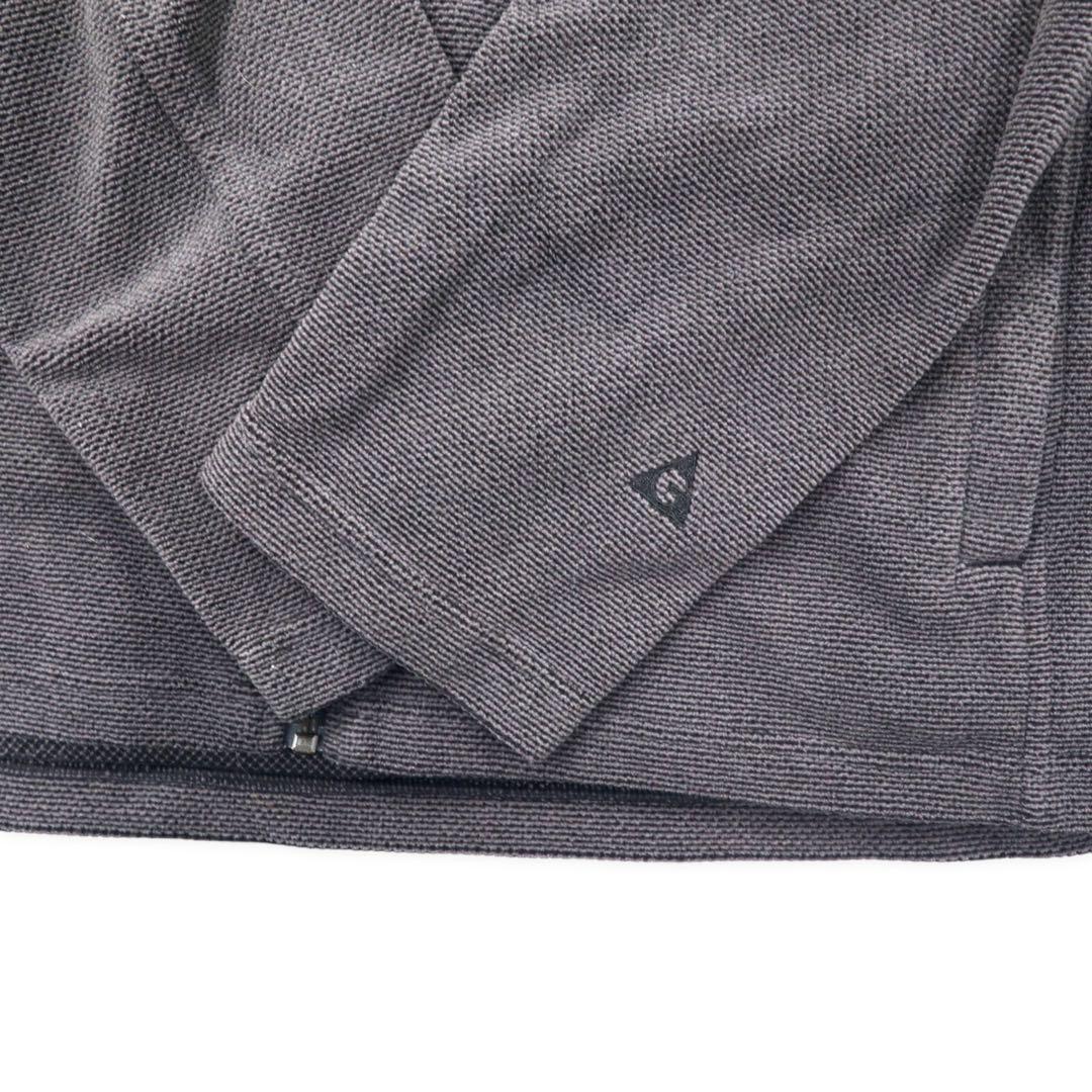 GERRY Giacca Full Zip in Pile Termico XL Grigio Poliestere con Logo Ricamato Giacca Outdoor in Pile Termico Full-Zip 1139586