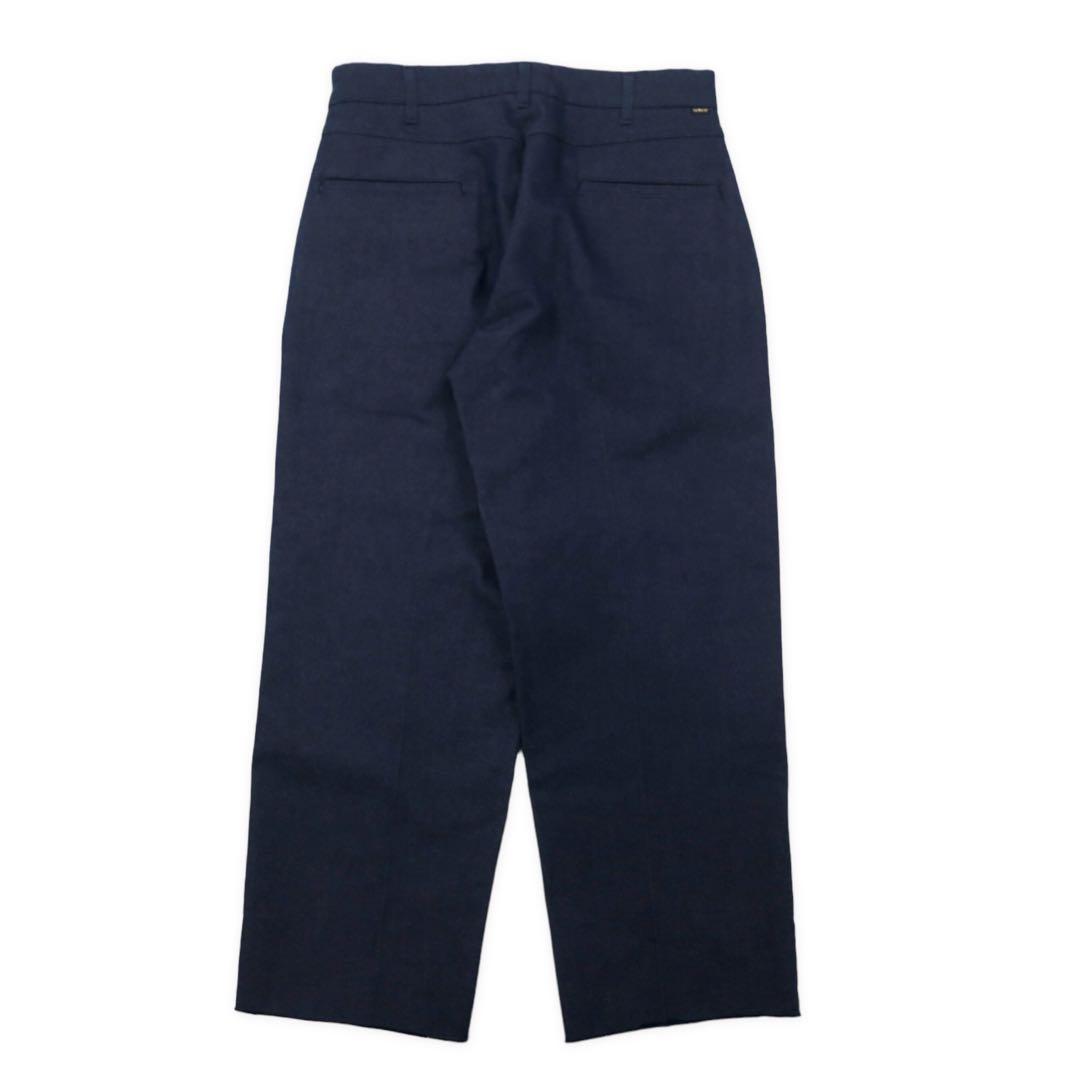 Levi's カットオフ スタプレ チノ トラウザーパンツ 28 ブルー 濃紺 STA-PREST CROPPED WIDE LEG CHINO クロップド ワイド レッグ 47873-0002