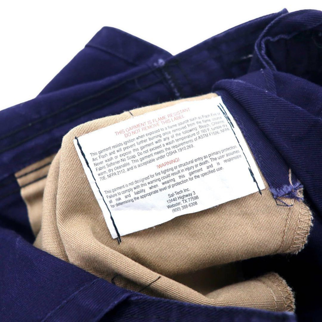 SAF-TECH USA Salopette M Blu navy Cotone Ignifuga Falò
