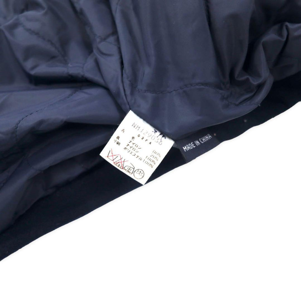 NAUTICA Soprabito misto con cappuccio ripiegabile in lana, doppie cerniere, taglia XL, colore blu navy.
