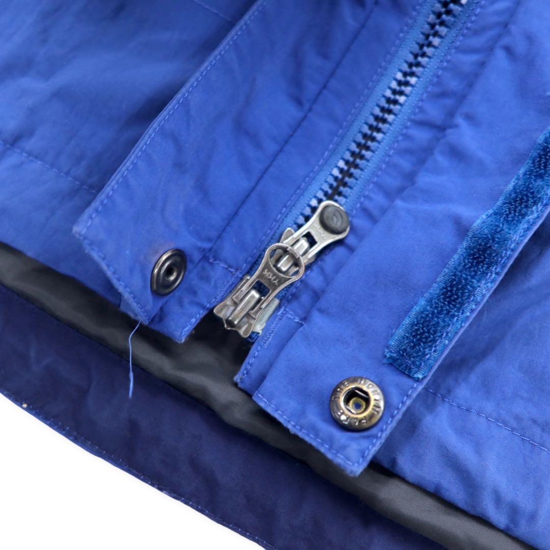 THE NORTH FACE Giacca a vento S Blu Nylon Cappuccio removibile HYVENT Traspirante Impermeabile Zip-in-zip