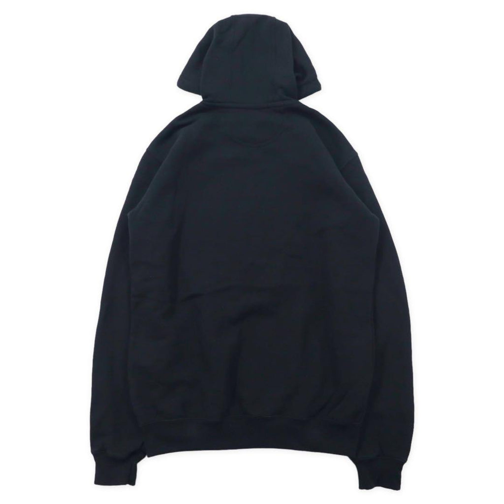 Carhartt, felpa con cappuccio pullover taglia grande, S, nera, cotone, interno felpato, ORIGINAL FIT, prodotta in Honduras