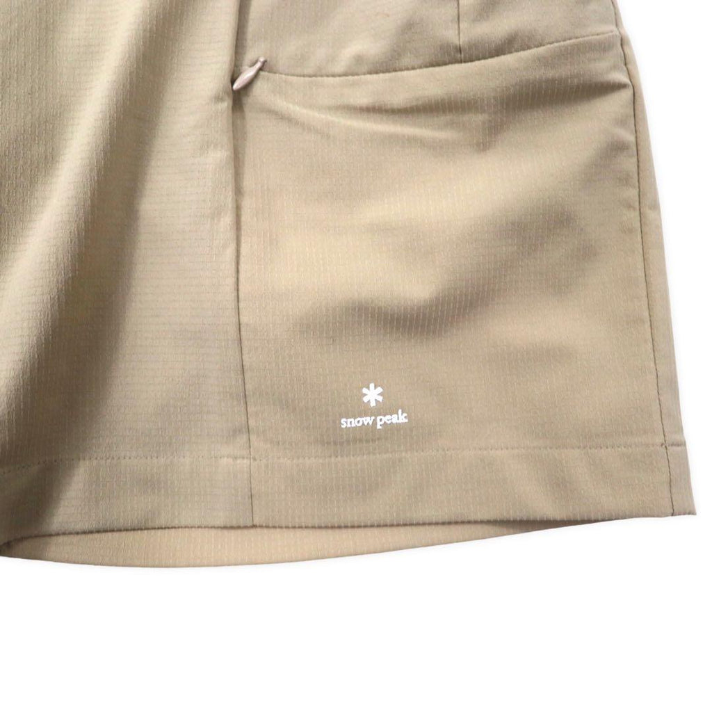 snow peak Pantaloncini corti Dot Air S beige poliestere elasticizzato BEAUTY & YOUTH edizione speciale BY DOT AIR SRTS UA-PA-21SU00102BG Articolo nuovo