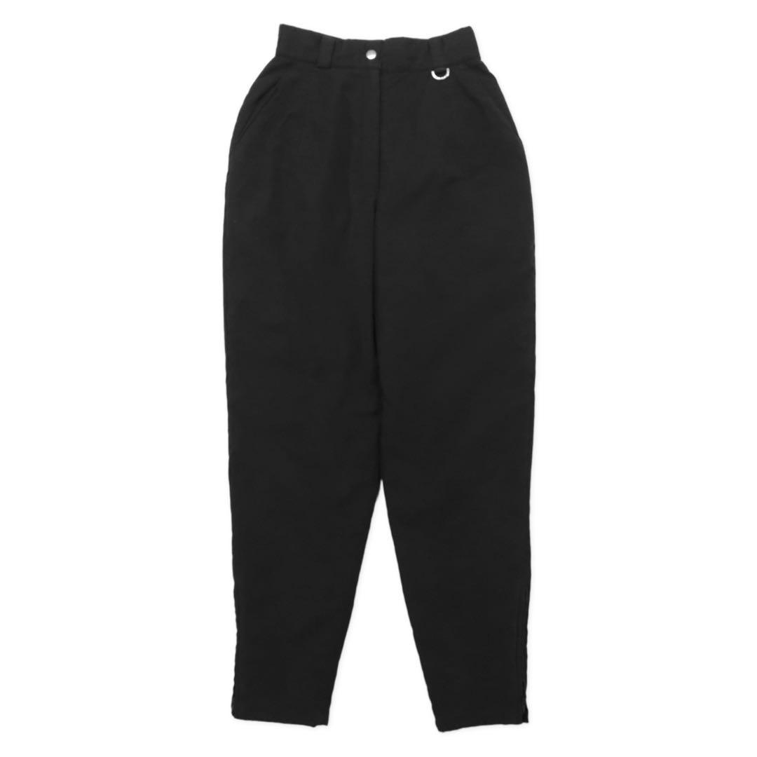 Christian Dior SPORTS Pantaloni a paracadute affusolati S Verde Cangiante Poliestere Vintage