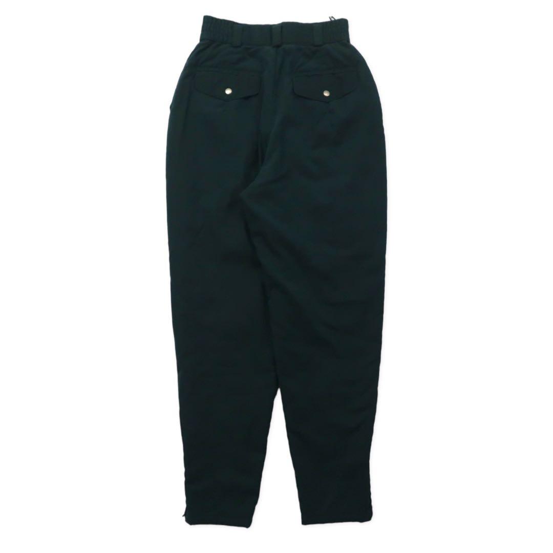 Christian Dior SPORTS Pantaloni a paracadute affusolati S Verde Cangiante Poliestere Vintage