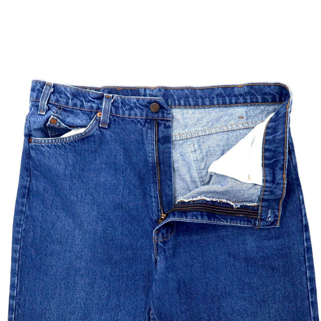 Jeans Levi's 517 bootcut blu anni '80 made in USA, taglia 38, etichetta arancione 20517-0217