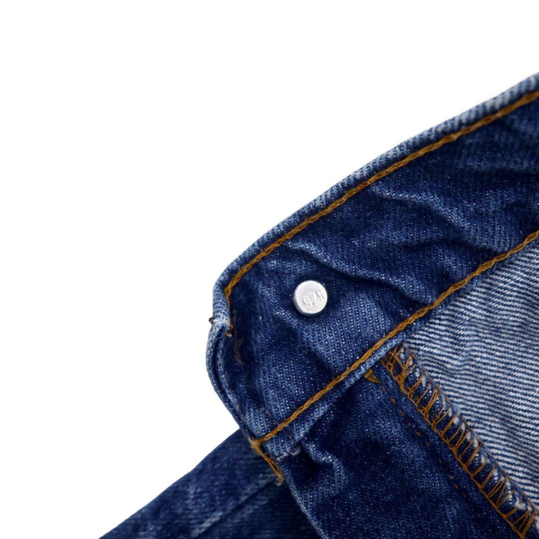 Jeans Levi's 517 bootcut blu anni '80 made in USA, taglia 38, etichetta arancione 20517-0217