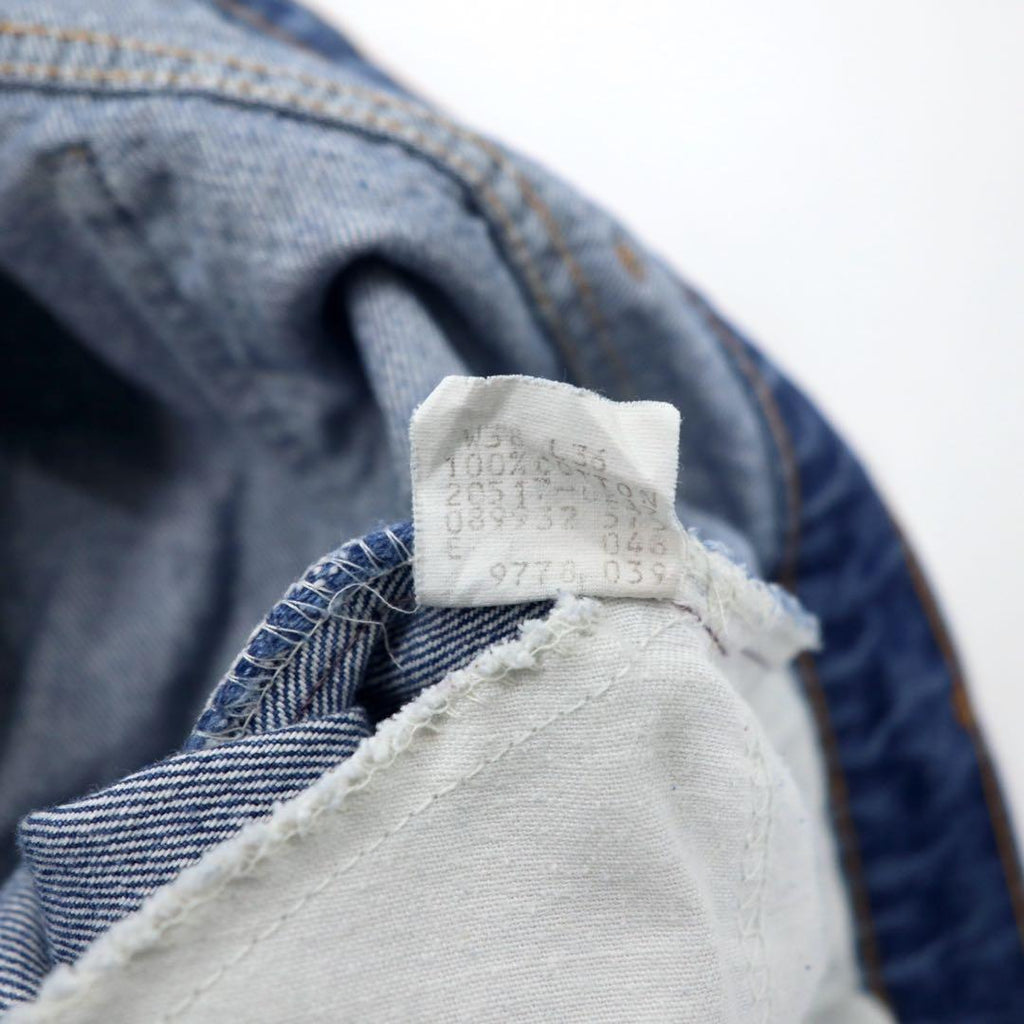 Jeans Levi's 517 bootcut blu anni '80 made in USA, taglia 38, etichetta arancione 20517-0217