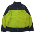 THE NORTH FACE Giacca in pile Windstopper L Verde Grigio Poliestere Logo ricamato WINDSTOPPER