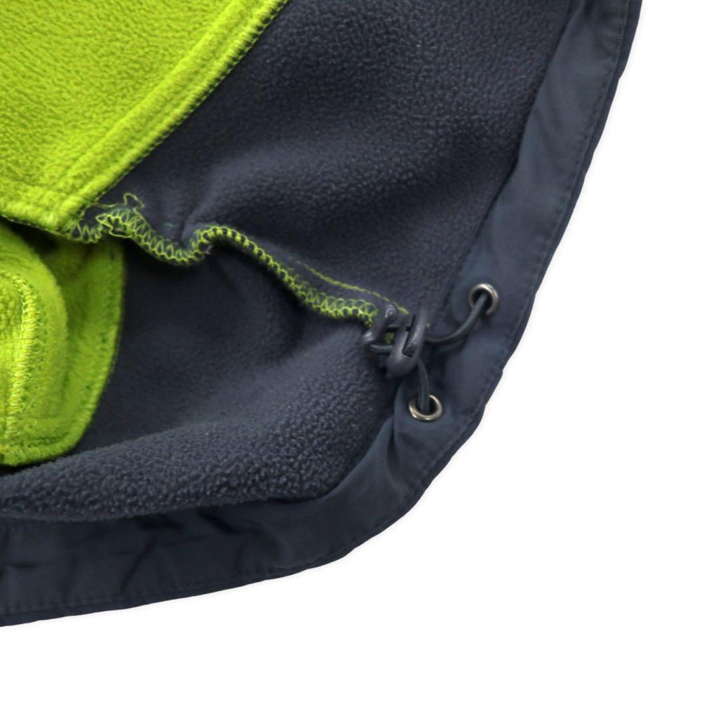 THE NORTH FACE Giacca in pile Windstopper L Verde Grigio Poliestere Logo ricamato WINDSTOPPER