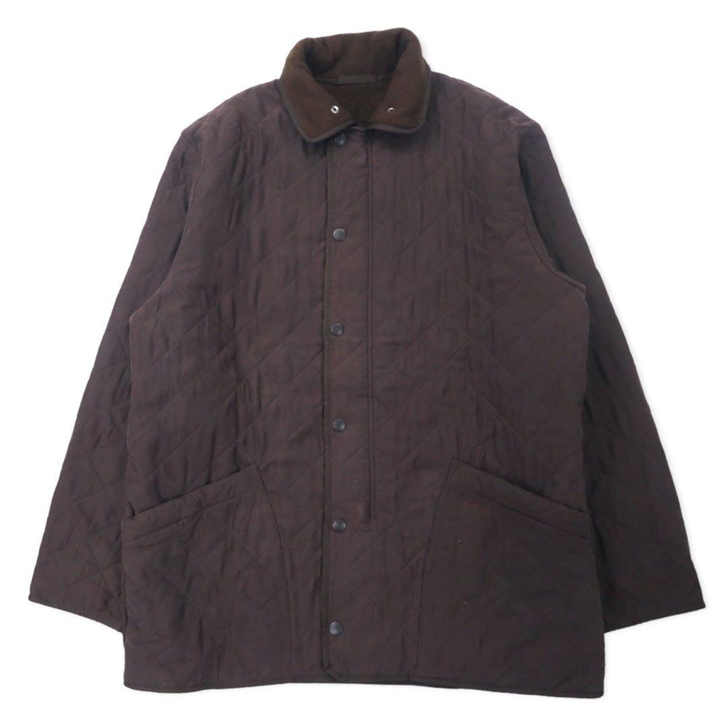 Giacca trapuntata Barbour XL marrone poliestere con fodera in pile MICROFIBRE POLARQUILT MQU0022BR95
