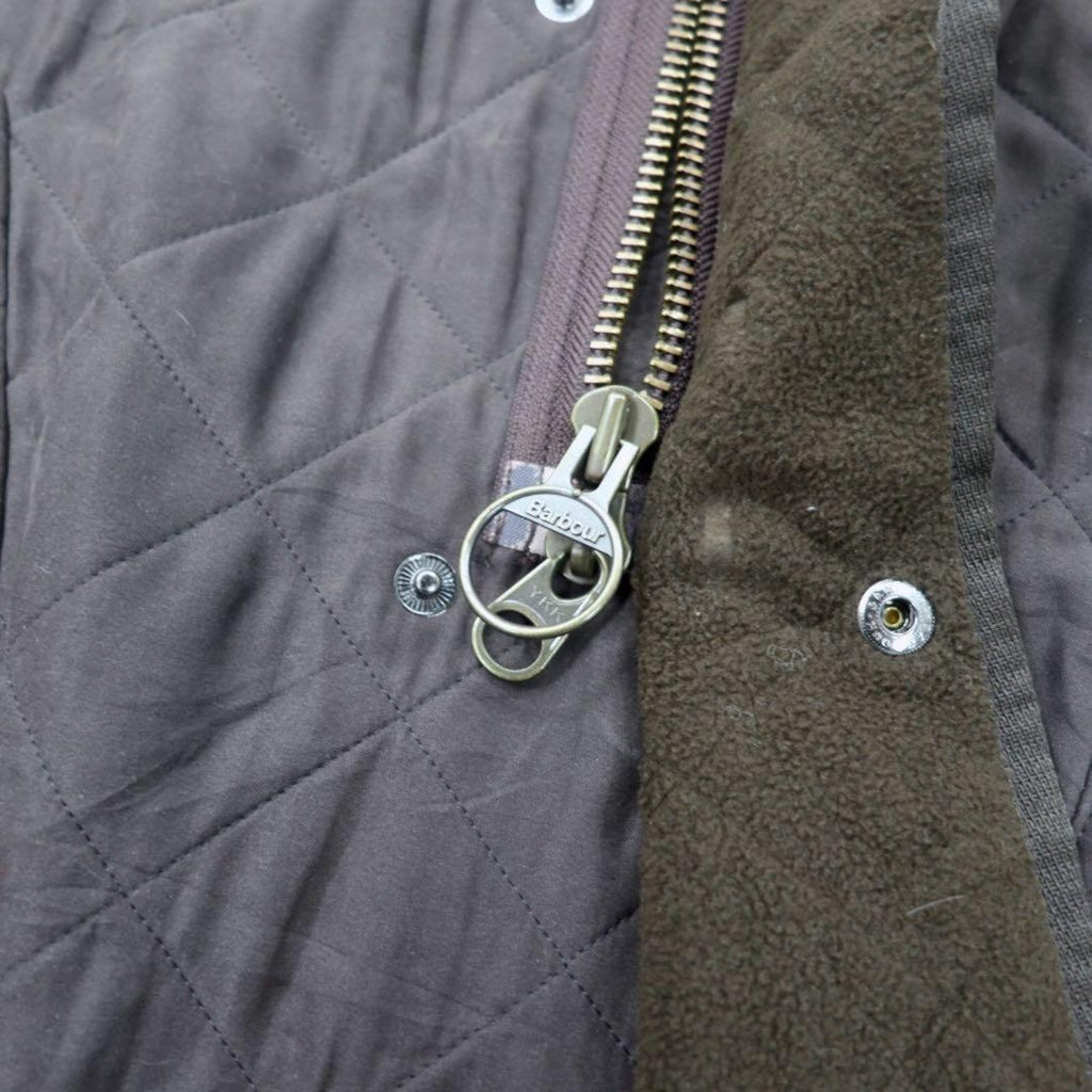 Giacca trapuntata Barbour XL marrone poliestere con fodera in pile MICROFIBRE POLARQUILT MQU0022BR95