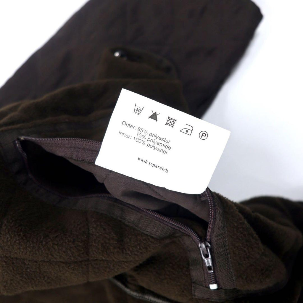 Giacca trapuntata Barbour XL marrone poliestere con fodera in pile MICROFIBRE POLARQUILT MQU0022BR95