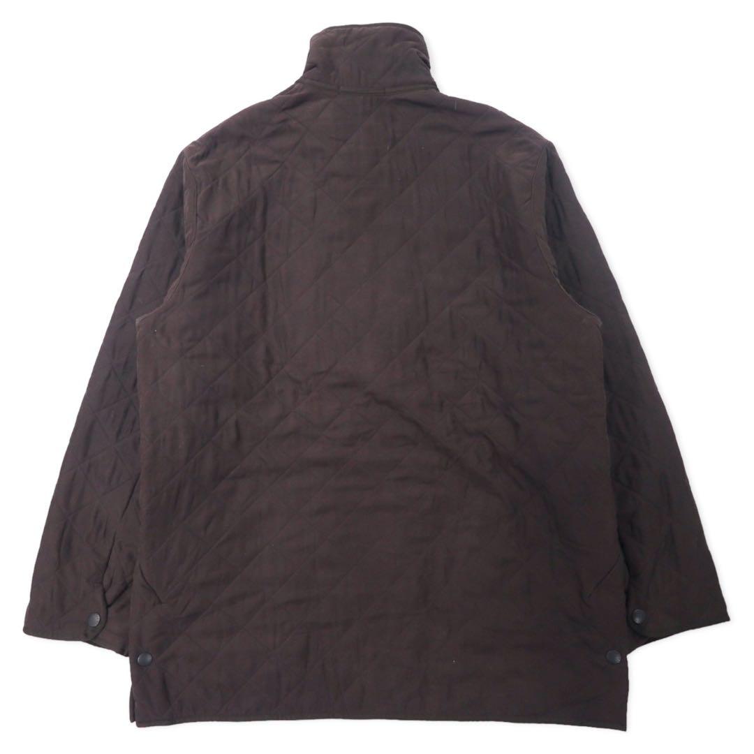Giacca trapuntata Barbour XL marrone poliestere con fodera in pile MICROFIBRE POLARQUILT MQU0022BR95