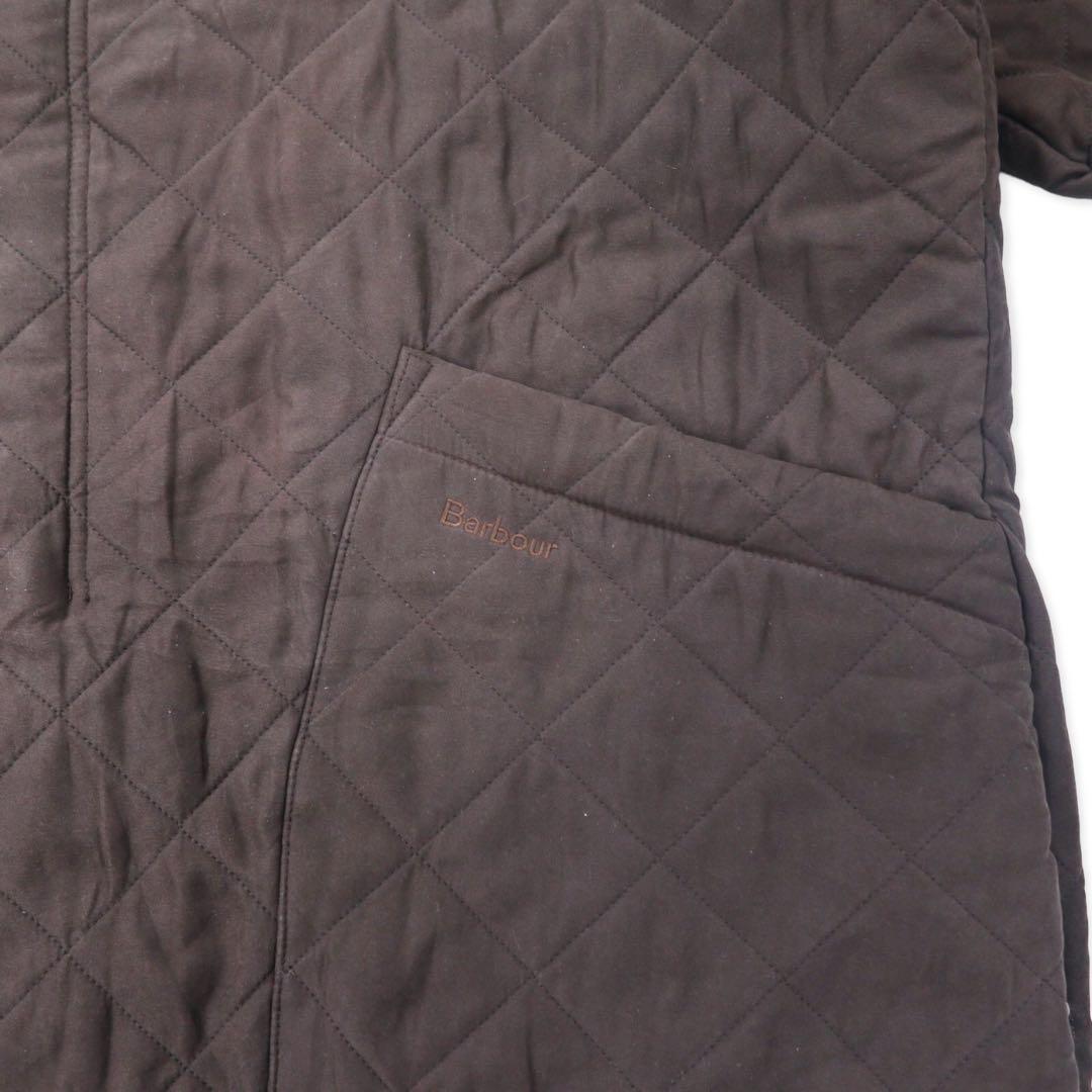 Giacca trapuntata Barbour XL marrone poliestere con fodera in pile MICROFIBRE POLARQUILT MQU0022BR95