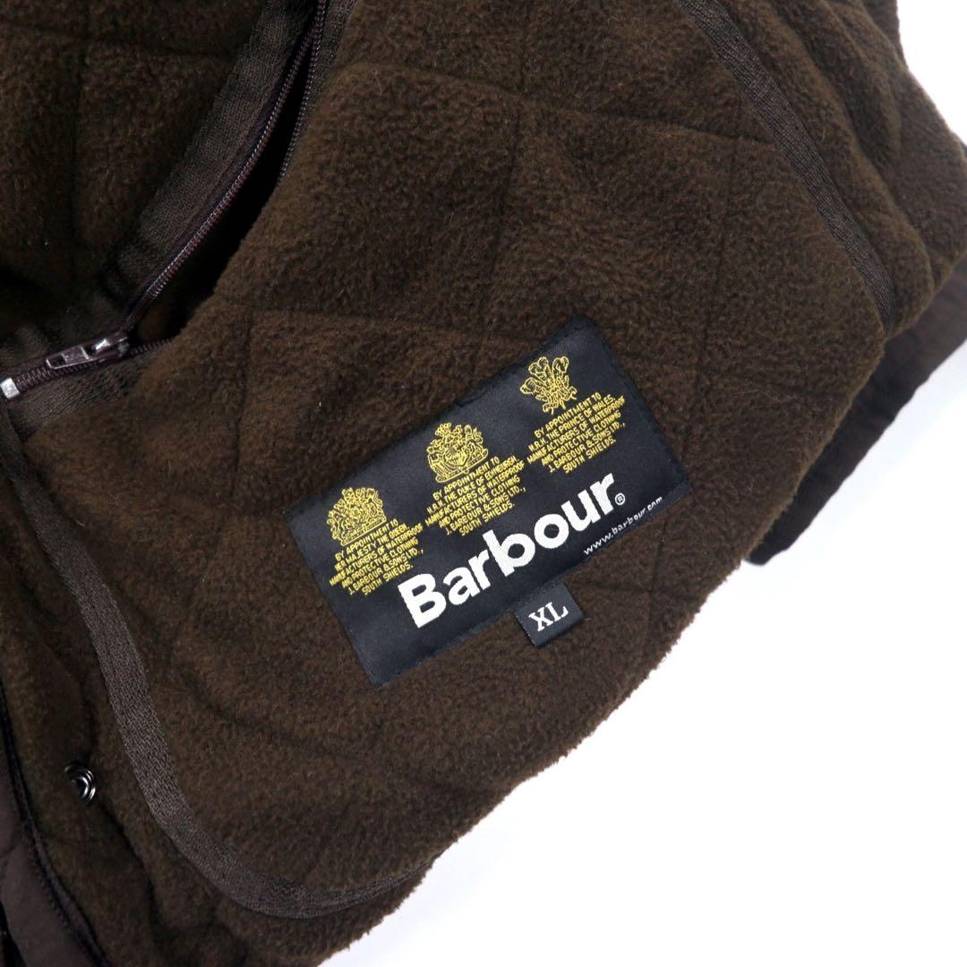 Giacca trapuntata Barbour XL marrone poliestere con fodera in pile MICROFIBRE POLARQUILT MQU0022BR95