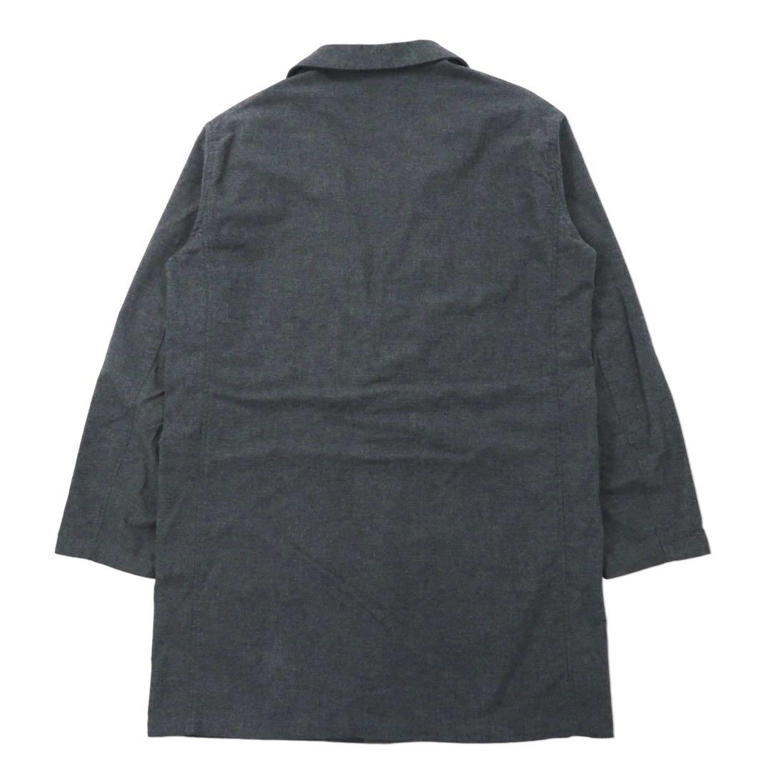 SOPHNET. Cappotto in cotone grigio, taglia S, SOPH-156073, made in Japan