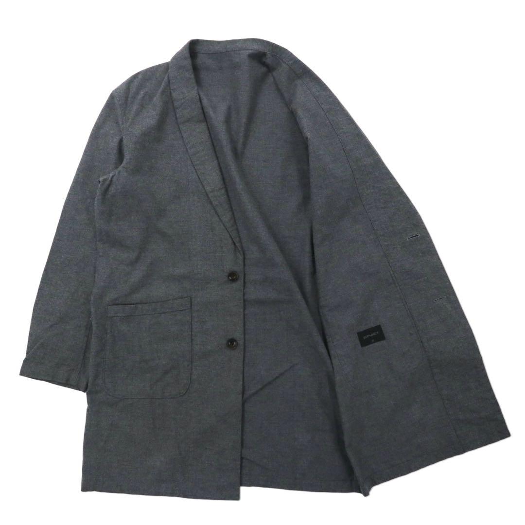 SOPHNET. Cappotto in cotone grigio, taglia S, SOPH-156073, made in Japan