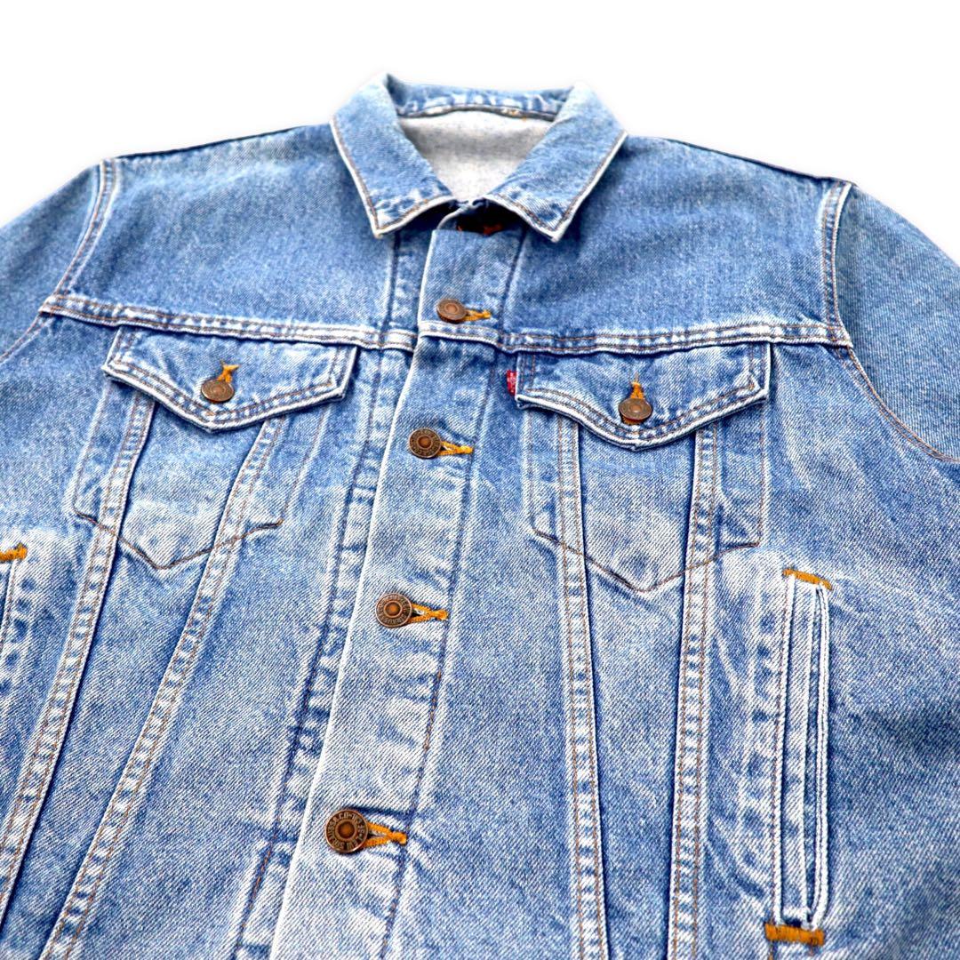 Giacca di jeans Levi's USA anni '70 4a generazione, colore blu chiaro, bottone 527, modello 70505