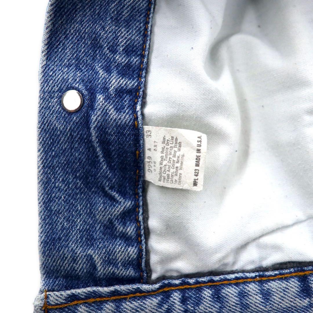 Giacca di jeans Levi's USA anni '70 4a generazione, colore blu chiaro, bottone 527, modello 70505