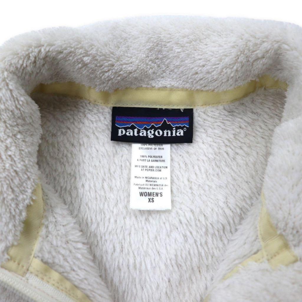 patagonia Giacca in pile full zip XS bianco poliestere 2547FA12