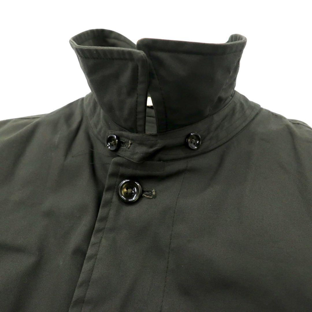 KIRBY HALL CLOTHES 60年代 ステンカラーコート 42R カーキ コットン PERMA PREST ボアライナー着脱式 British Hong Kong