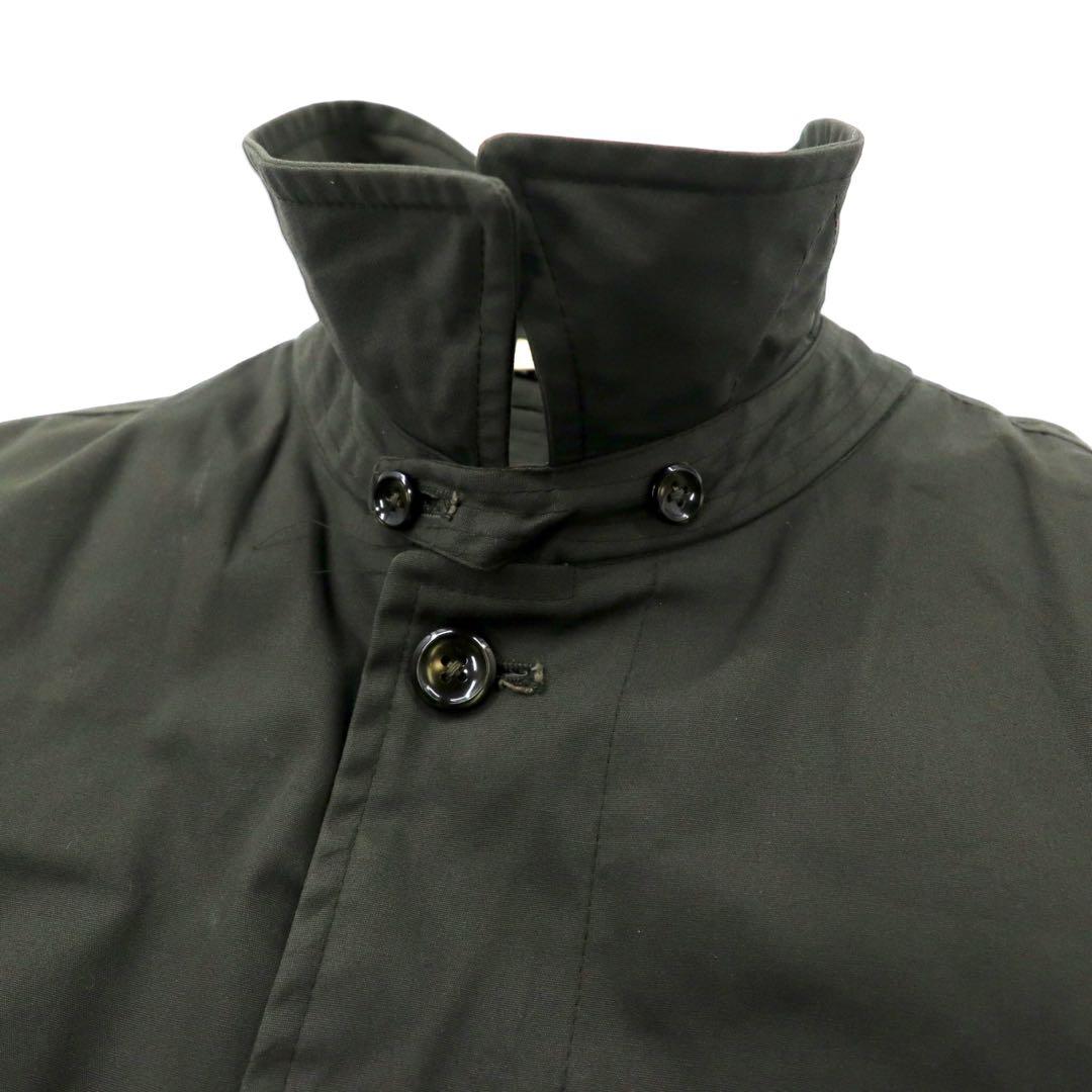 KIRBY HALL CLOTHES 60年代 ステンカラーコート 42R カーキ コットン PERMA PREST ボアライナー着脱式 British Hong Kong