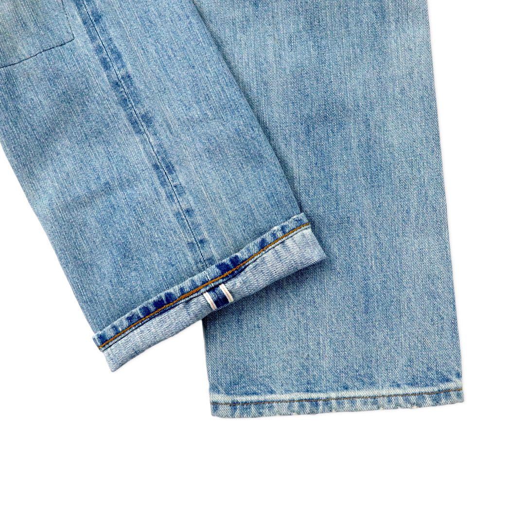 LVC (LEVI'S VINTAGE CLOTHING) 1967 Reissue 505 Jeans 28 Blue Big E Repaired Selvedge TRESTLES Made in Turkey Unused