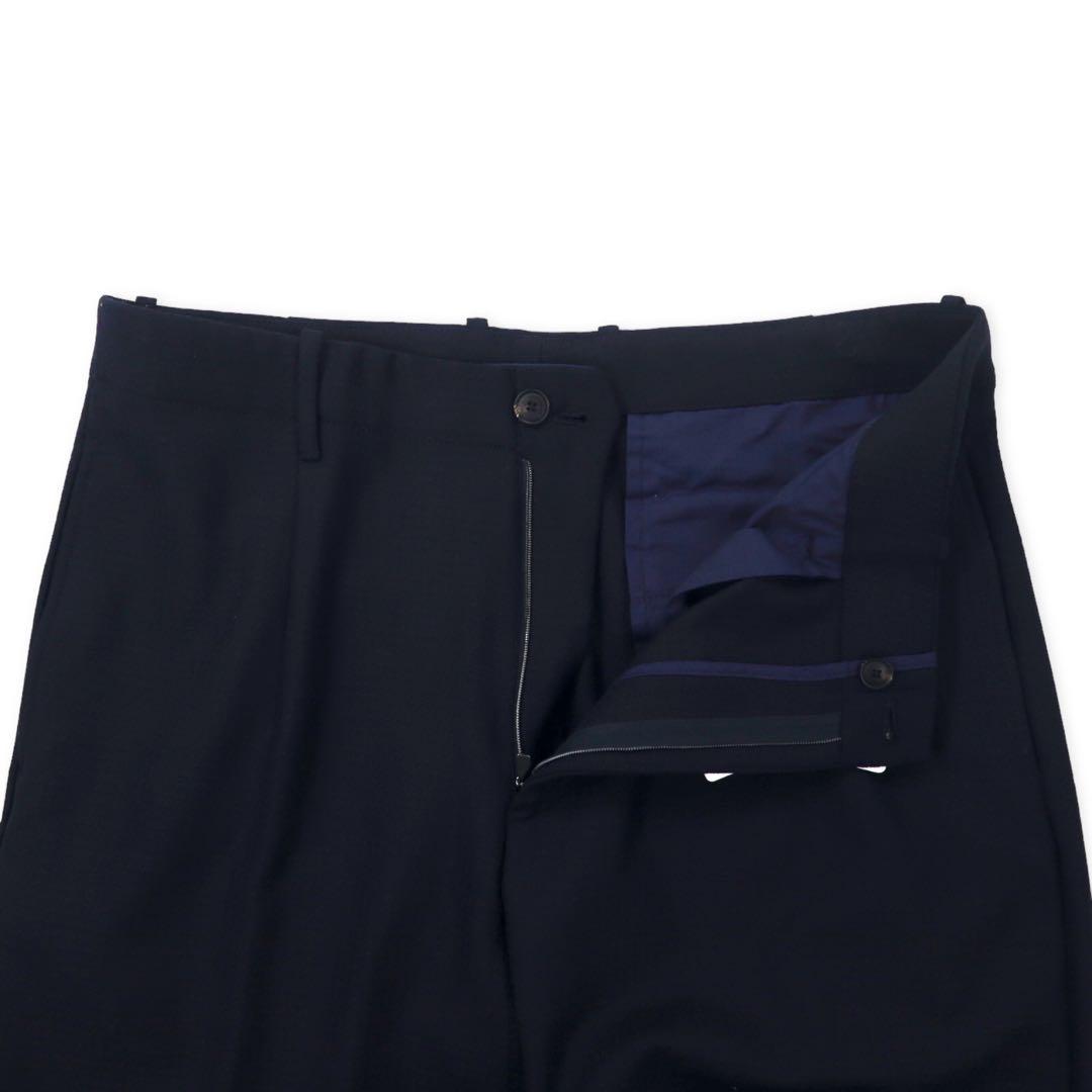 EMPORIO ARMANI Pantaloni eleganti 50 blu navy quadri poliestere stretch 11P11S 11846 Prodotto in Bulgaria Articolo nuovo