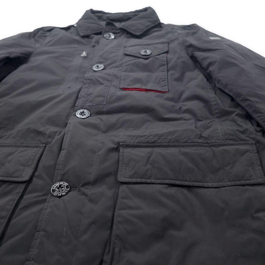 NAPAPIJRI インサレーション フィールドジャケット M ブラック ポリエステル 中綿 THERMOSOFT W13-ANK