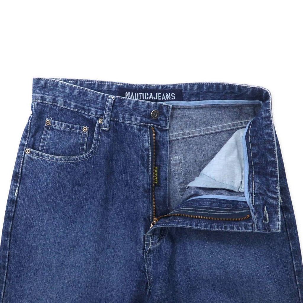 NAUTICA JEANS 90年代 バギー デニムパンツ 32 ブルー トルコ製