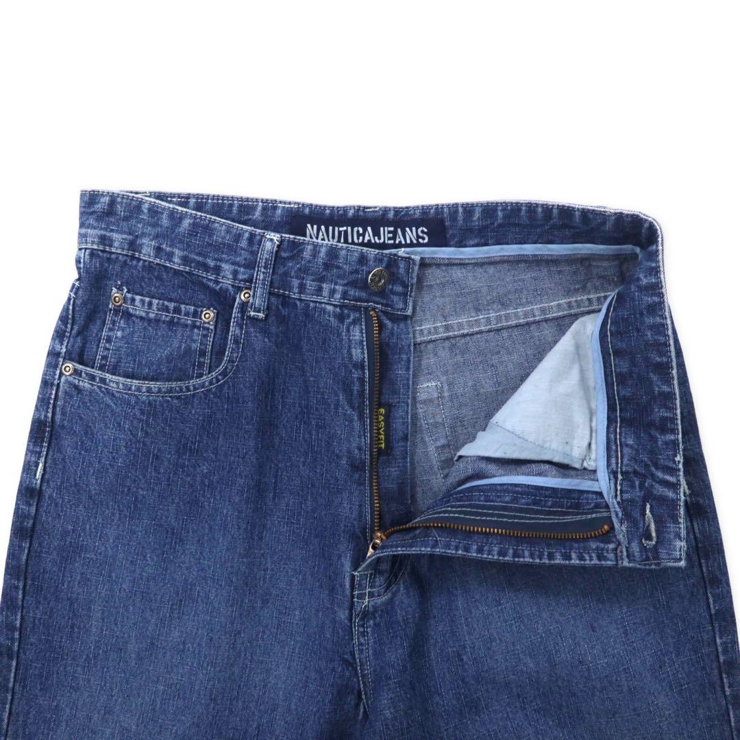 NAUTICA JEANS 90年代 バギー デニムパンツ 32 ブルー トルコ製