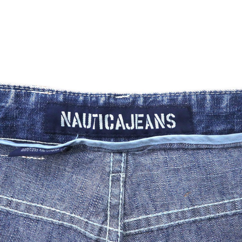 NAUTICA JEANS 90年代 バギー デニムパンツ 32 ブルー トルコ製
