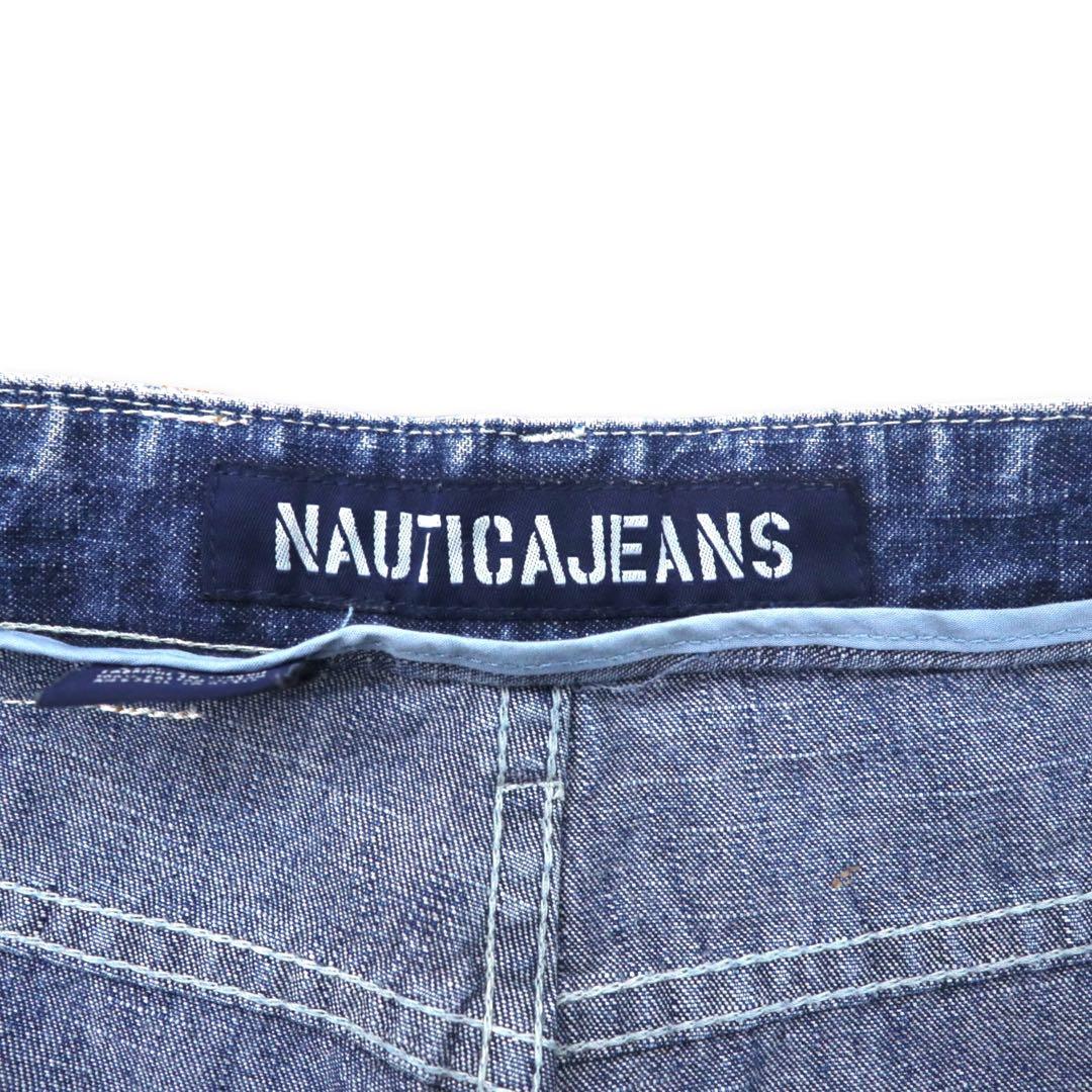NAUTICA JEANS 90年代 バギー デニムパンツ 32 ブルー トルコ製