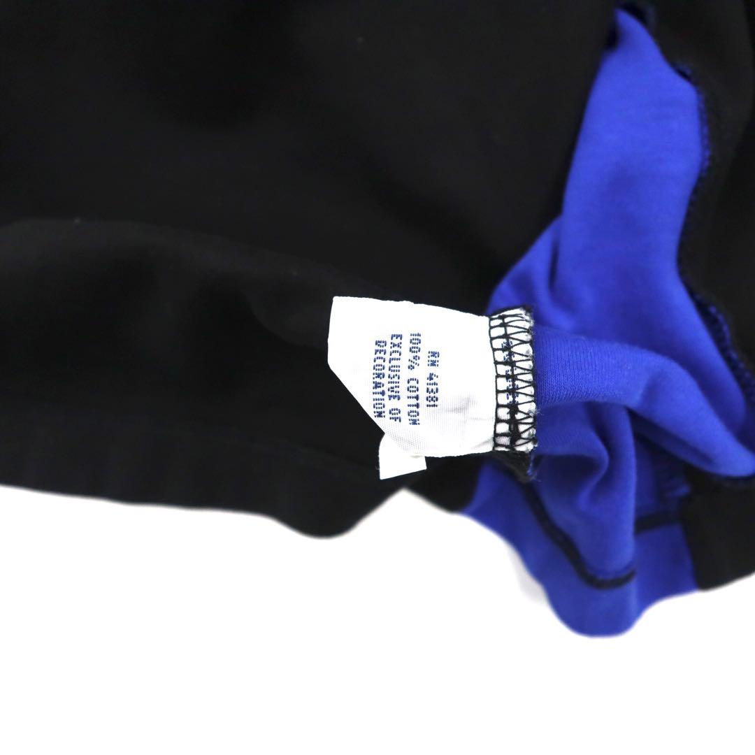 POLO RALPH LAUREN Tuta con mezza zip XL Nera Cotone PIMA SOFT TOUCH Riga laterale Ricamo piccolo pony