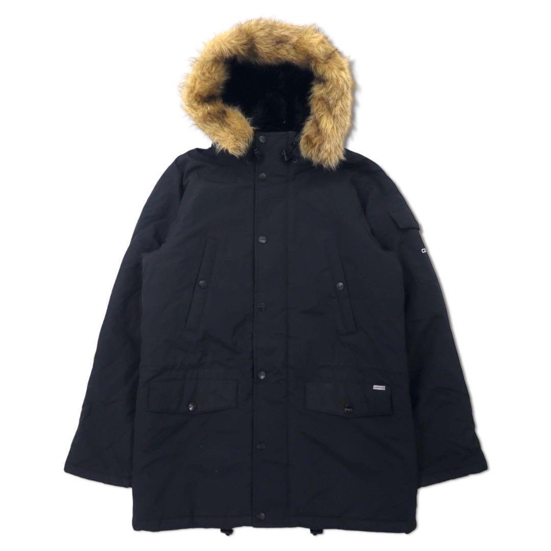 Carhartt Giacca N-3B imbottita in piuma, taglia L, colore nero, nylon, imbottitura, pelliccia rimovibile, coulisse, ANCHORAGE PARKA
