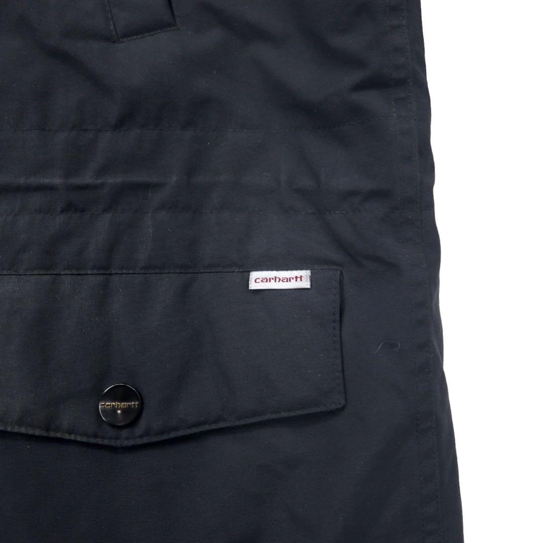 Carhartt Giacca N-3B imbottita in piuma, taglia L, colore nero, nylon, imbottitura, pelliccia rimovibile, coulisse, ANCHORAGE PARKA