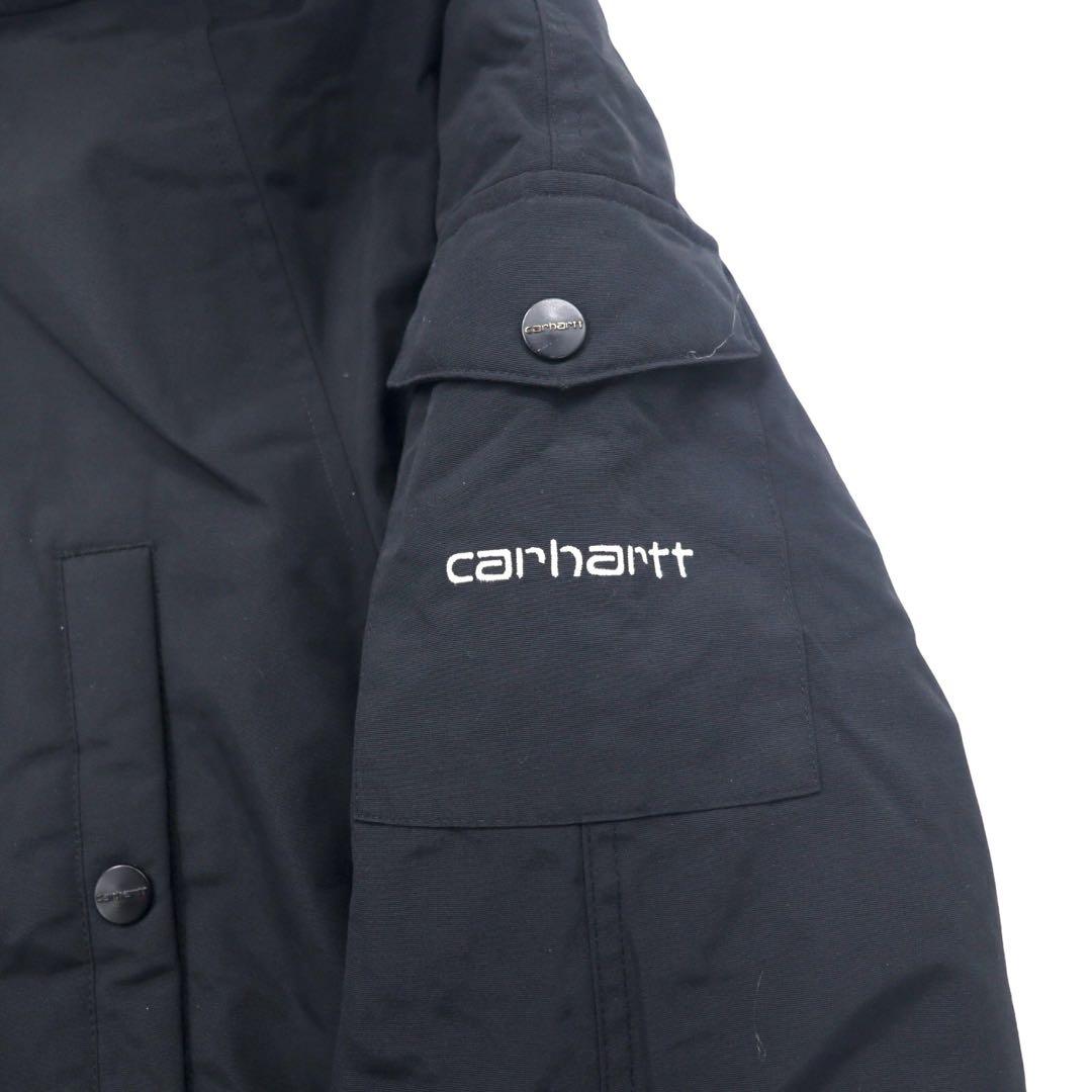 Carhartt Giacca N-3B imbottita in piuma, taglia L, colore nero, nylon, imbottitura, pelliccia rimovibile, coulisse, ANCHORAGE PARKA