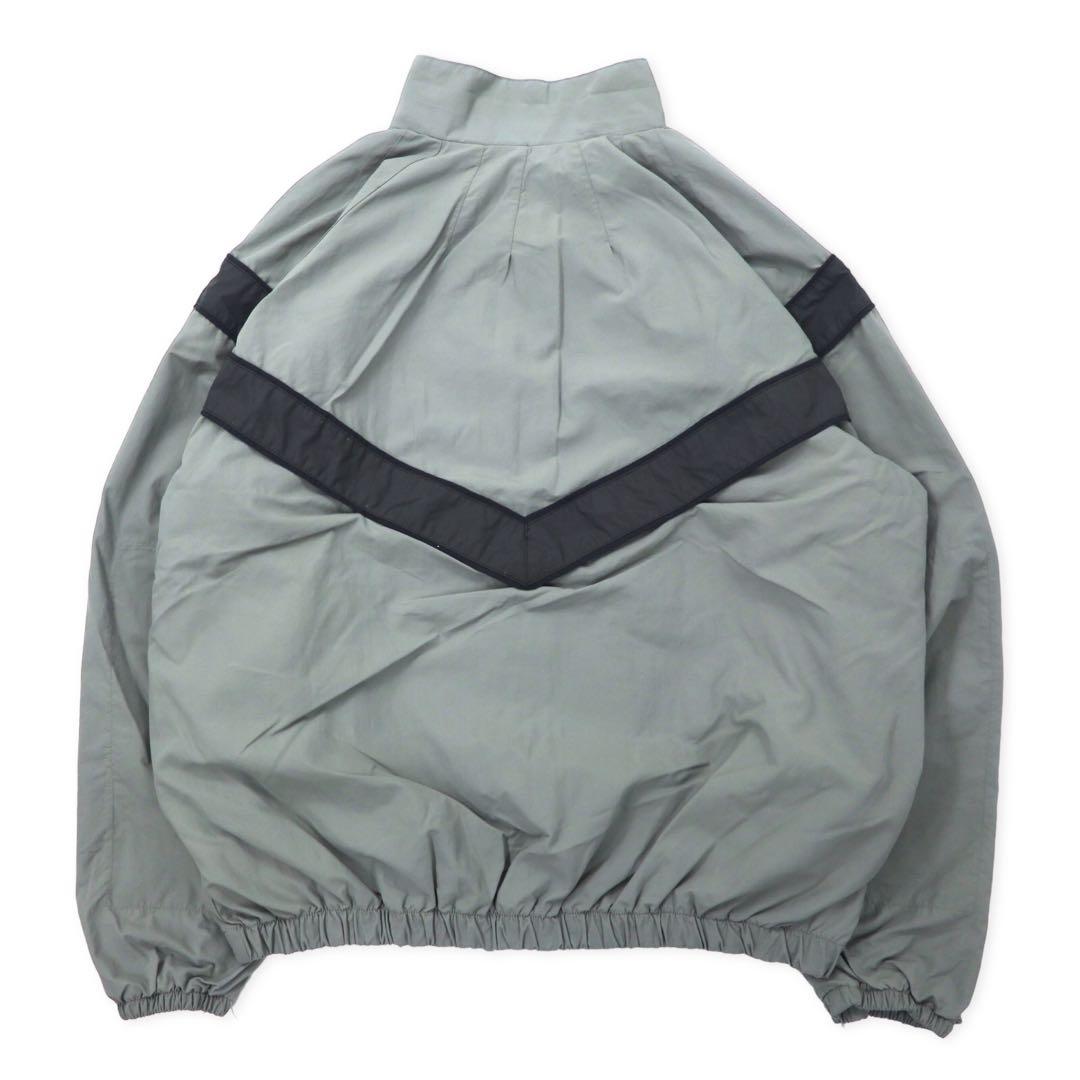 US ARMY anni '90, giacca da allenamento IPFU, taglia L, grigio, nylon, oversize, militare, giacca da allenamento fisico 8415-01-465-4670 UNICOR / ALDERSON