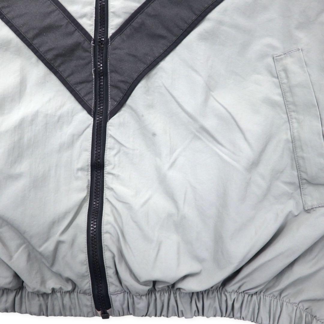 US ARMY anni '90, giacca da allenamento IPFU, taglia L, grigio, nylon, oversize, militare, giacca da allenamento fisico 8415-01-465-4670 UNICOR / ALDERSON