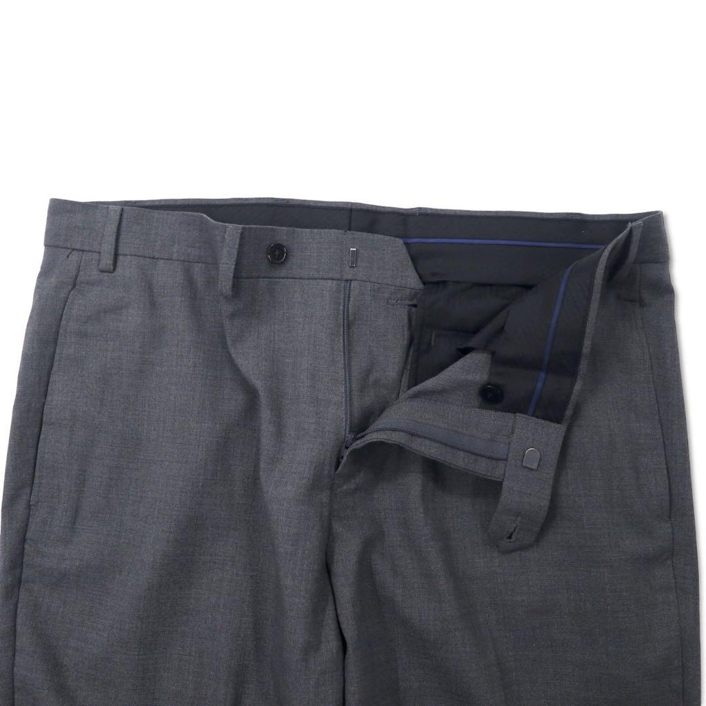LAUREN RALPH LAUREN Pantaloni classici 36W grigio poliestere elasticizzato ULTRA FLEX antipiega Nuovo con etichette
