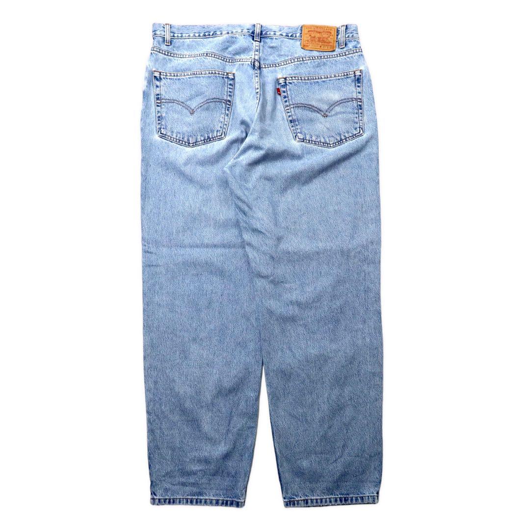 Levi's anni '90 550 Relaxed Fit Jeans Affusolati 40 Blu 550-4891 Relaxed Tapered Leg Jeans