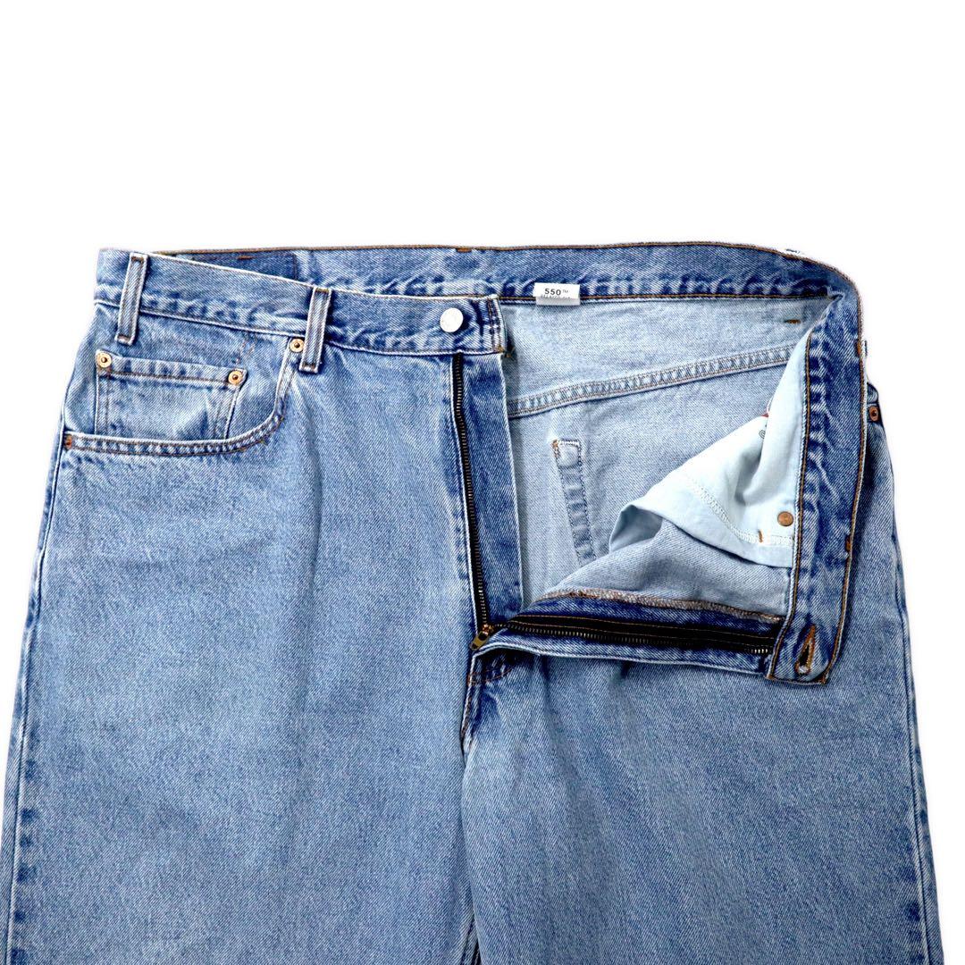 Levi's anni '90 550 Relaxed Fit Jeans Affusolati 40 Blu 550-4891 Relaxed Tapered Leg Jeans