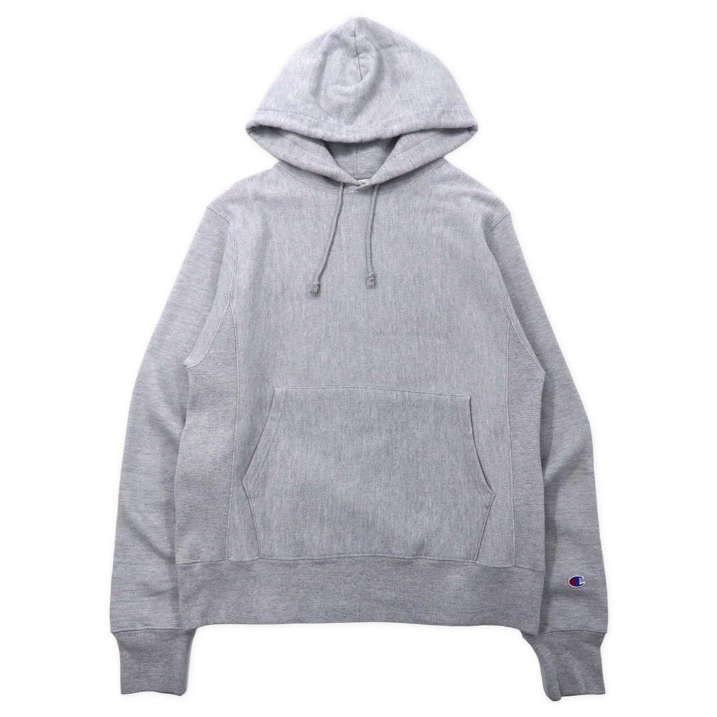 Champion felpa con cappuccio oversize Reverse Weave, taglia S, grigia, in cotone garzato, standard USA, etichetta monopannello, REVERSE WEAVE, made in Honduras
